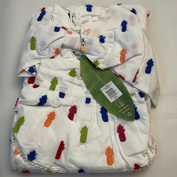 NWT Farm rio Multicolor Pineapple Midi Dress - Picture 6 of 8